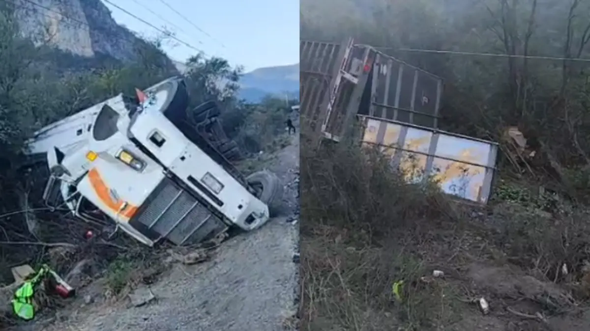 Camion chile volcadura